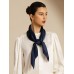 Pure Silk Classic  Elegant Square Scarf - Size 90x90cm