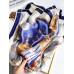 100% Mulberry Silk Printed Square Shawl Scarf 88*88cm