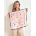 Pure Silk Printed Designer Square Scarf 53x53cm/21