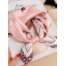 Pure Silk Printed Designer Square Scarf 53x53cm/21