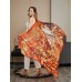 Pure Silk Printed Rectangle Scarf / Shawl 175x105cm